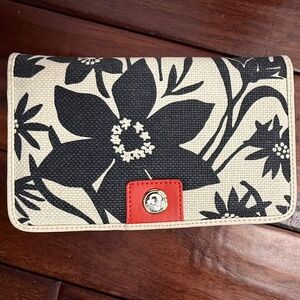 Spartina 449 Dafuskie Island Print Snap Wallet Like New